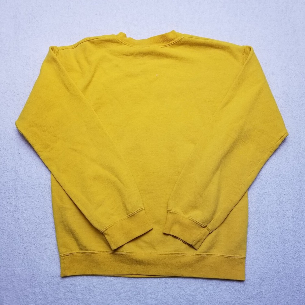 Sigma Alpha Epsilon Frat  SAE university of Washington yellow Crew Neck Size Sm - Picture 3 of 15